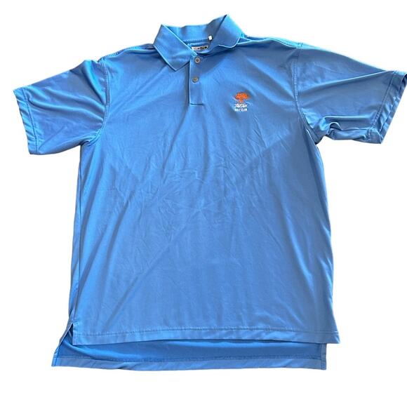 Adidas Climalite Blue Golf Polo Shirt from OakTree Golf Course in Oklahoma - Picture 1 of 6